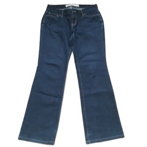 Ann Taylor Loft Curvy Boot Cut Jeans - Size 4 Petite Dark Wash Jeans